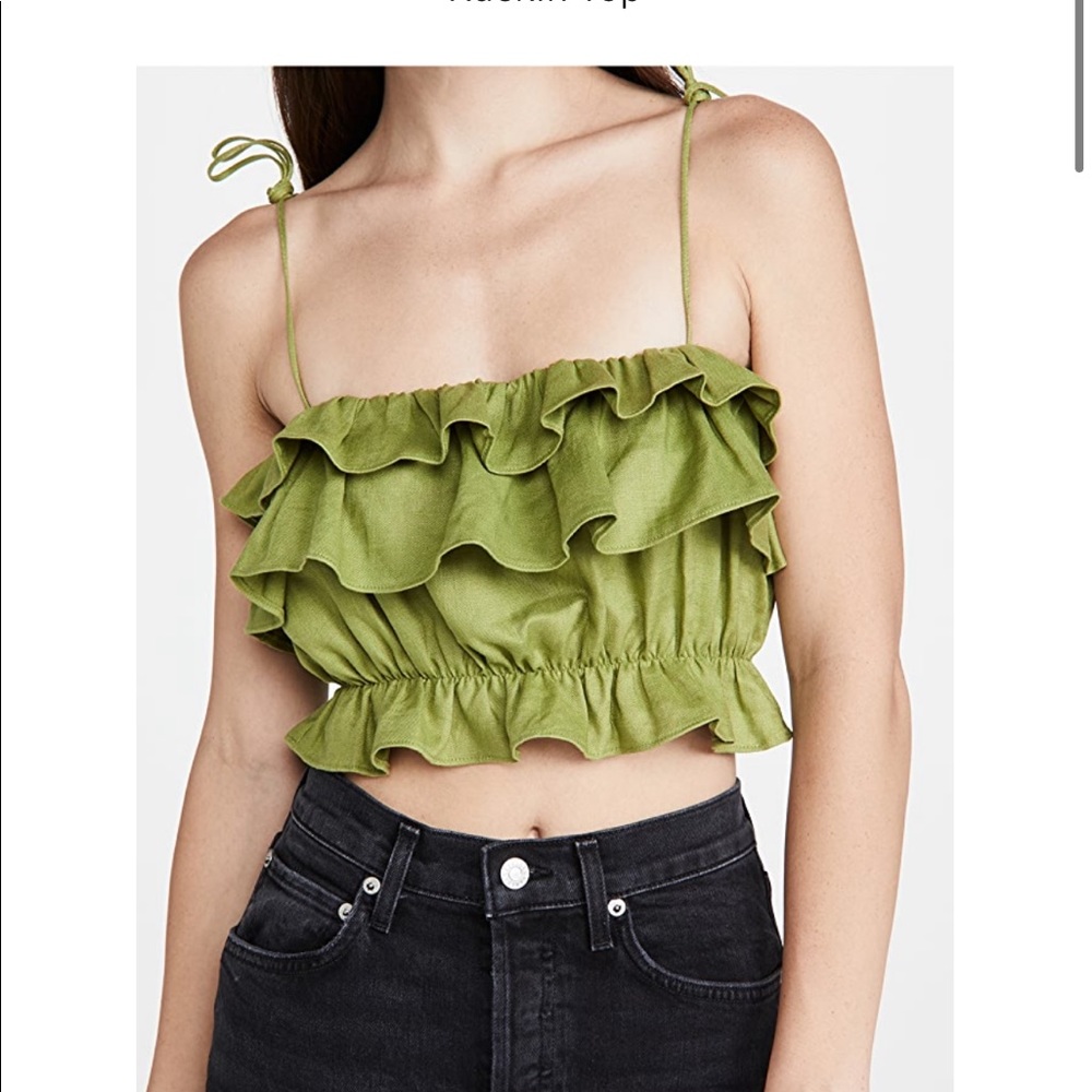 Reformation Ruskin top, NWT. Size medium